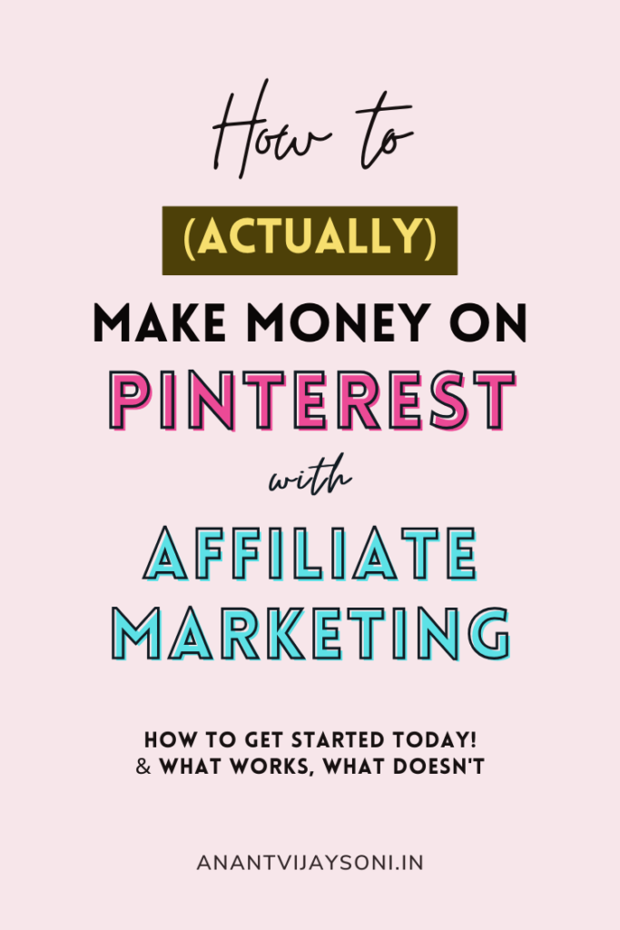 How to Make Money on Pinterest with Affiliate Marketing